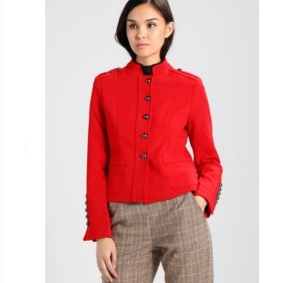 Banana Republic Jackets \u0026 Coats | New Banana Republic Women Red Military Blazer 00p | Color: Red | Size: 00p | Nuovoc's Closet